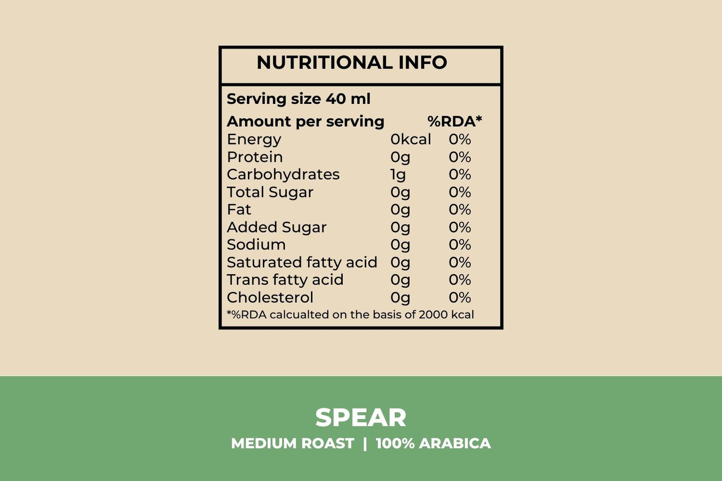 Spear coffee concentrate